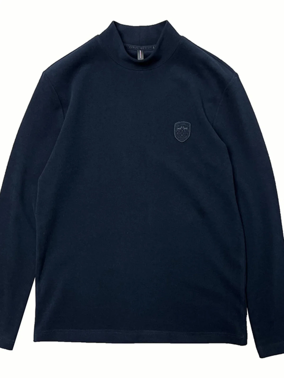 Men's Plus Size Mock Neck Long Sleeve T-Shirt
