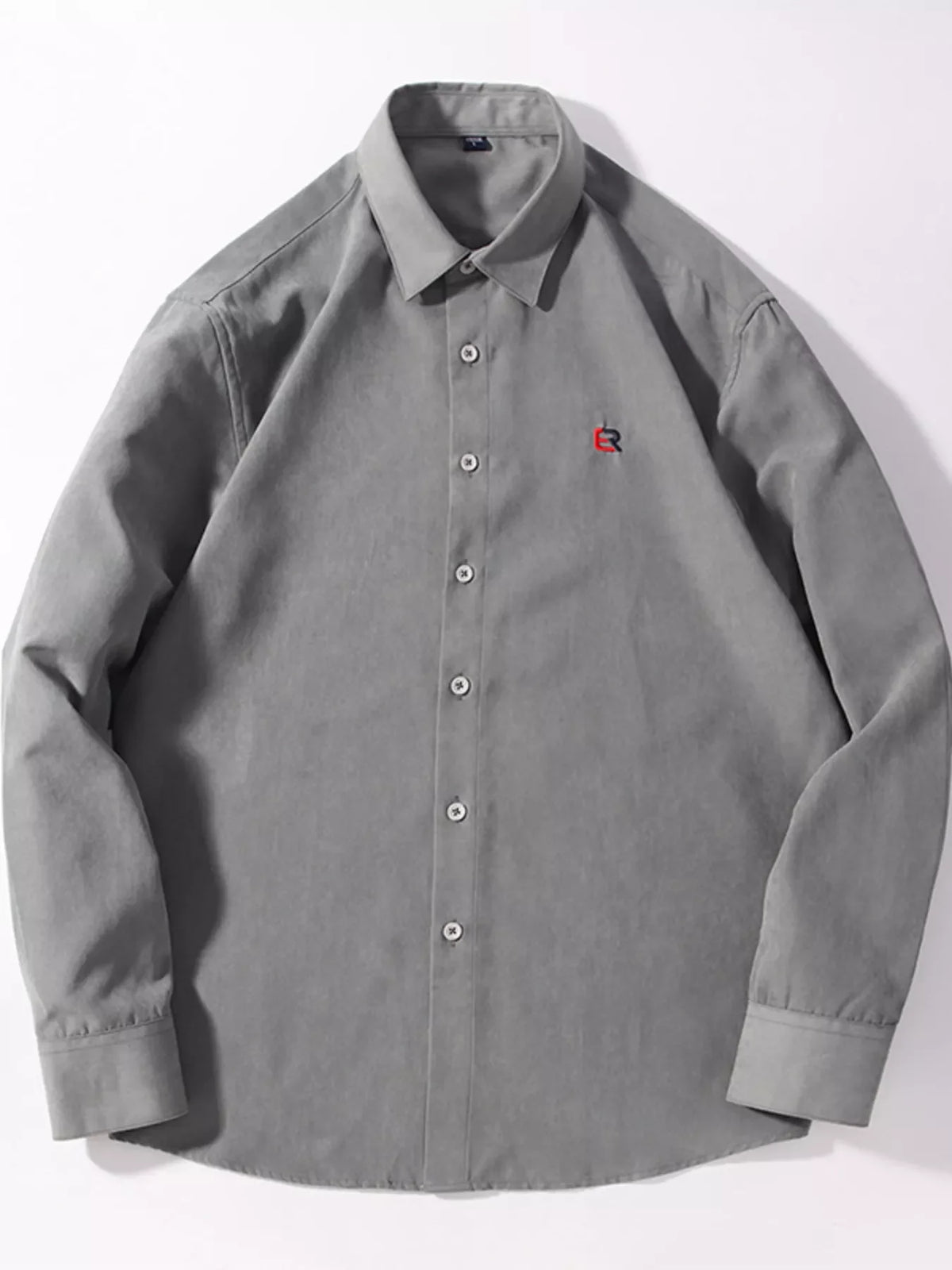 Men's Full Size Casual Button Up Long Sleeve Shirt Plus Size