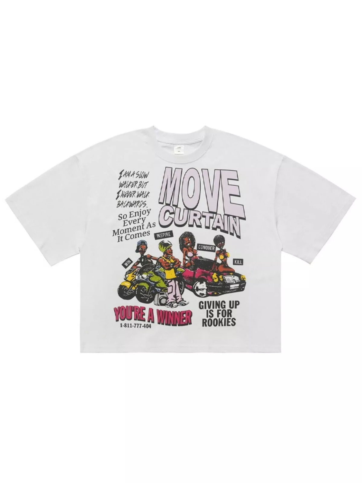 Men's Graphic Round Neck Short Sleeve T-Shirt