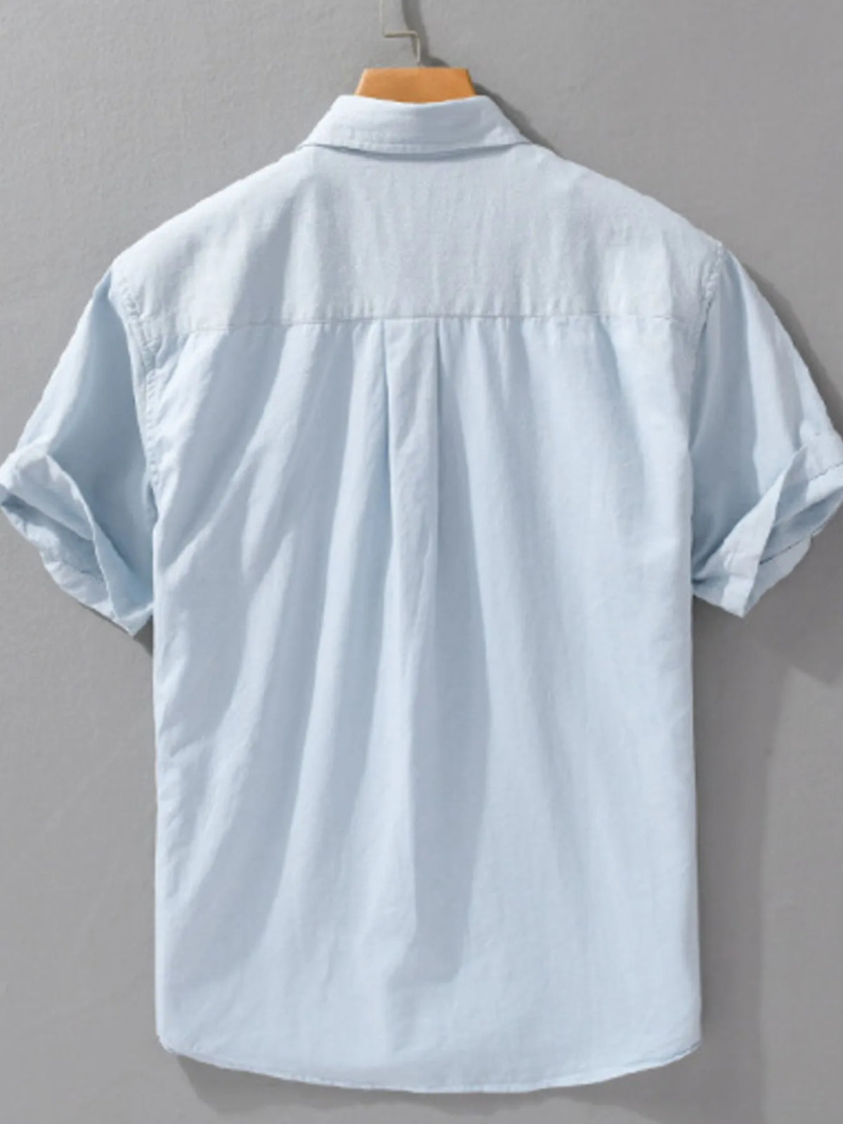 Men's Plus Size Button Up Short Sleeve Shirt