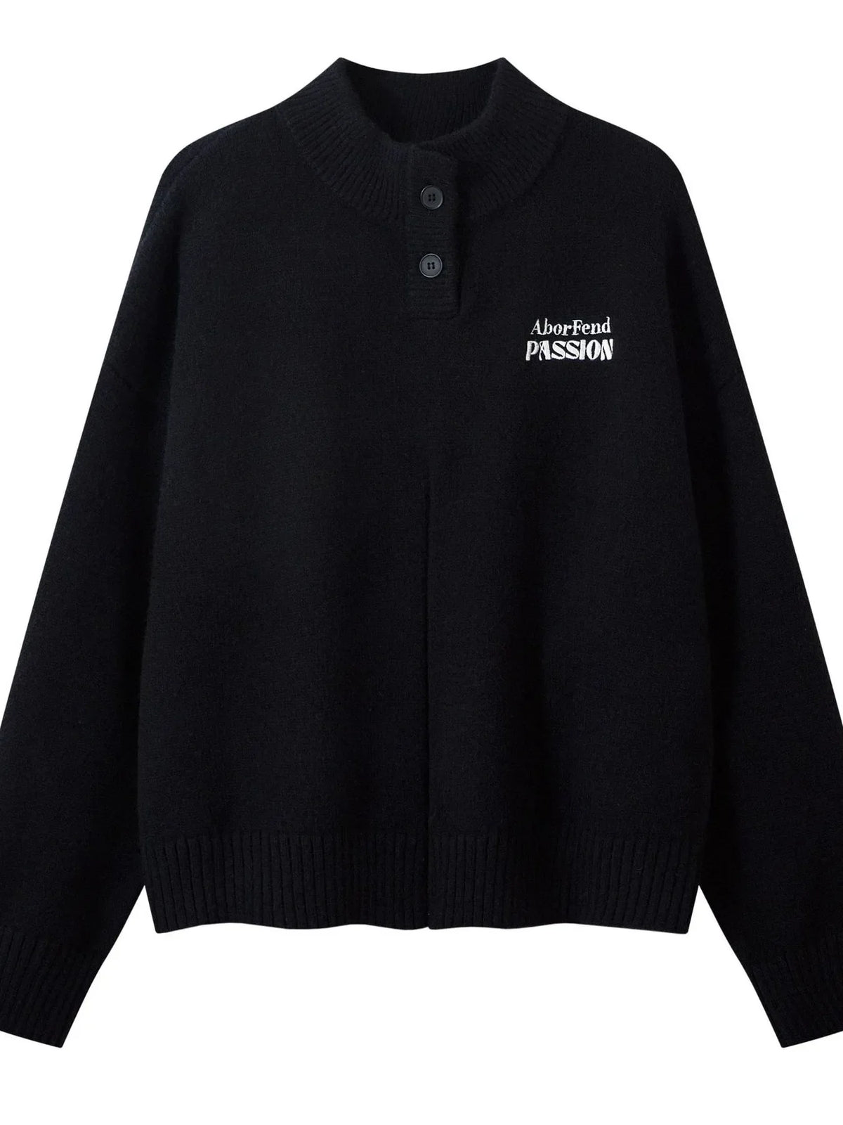 Men's Oversized Quarter-Zip Knit Sweater