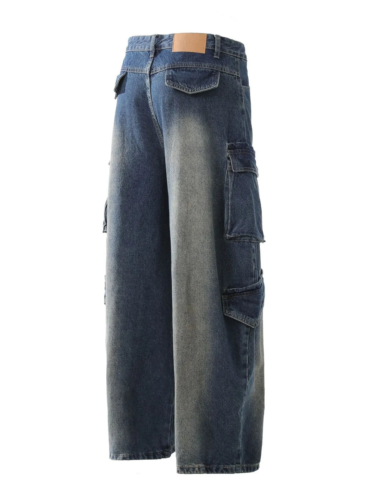 Men's Wide Leg Cargo Jeans