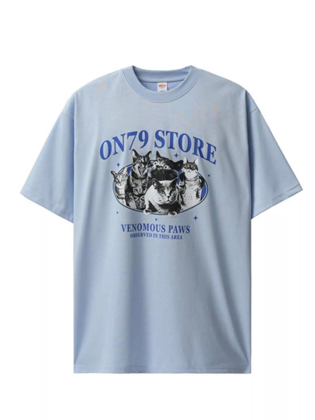 Men's Graphic Round Neck Short Sleeve T-Shirt
