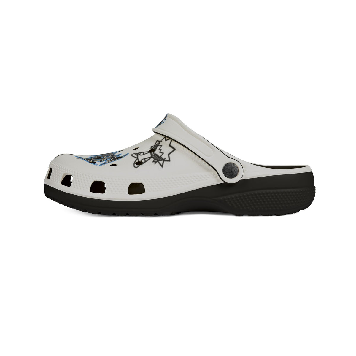 REAPER UNIT™ Black & White Crocs