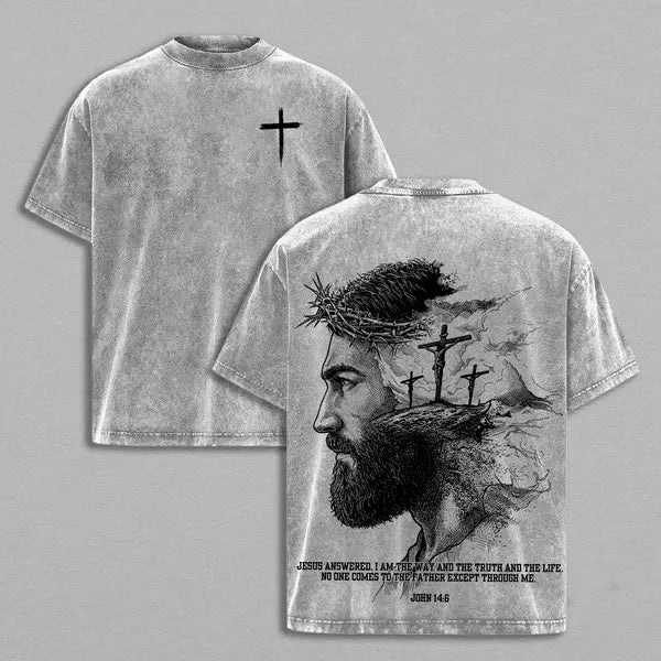 Jesus Christ John 14:6 Bible Verse T-Shirt