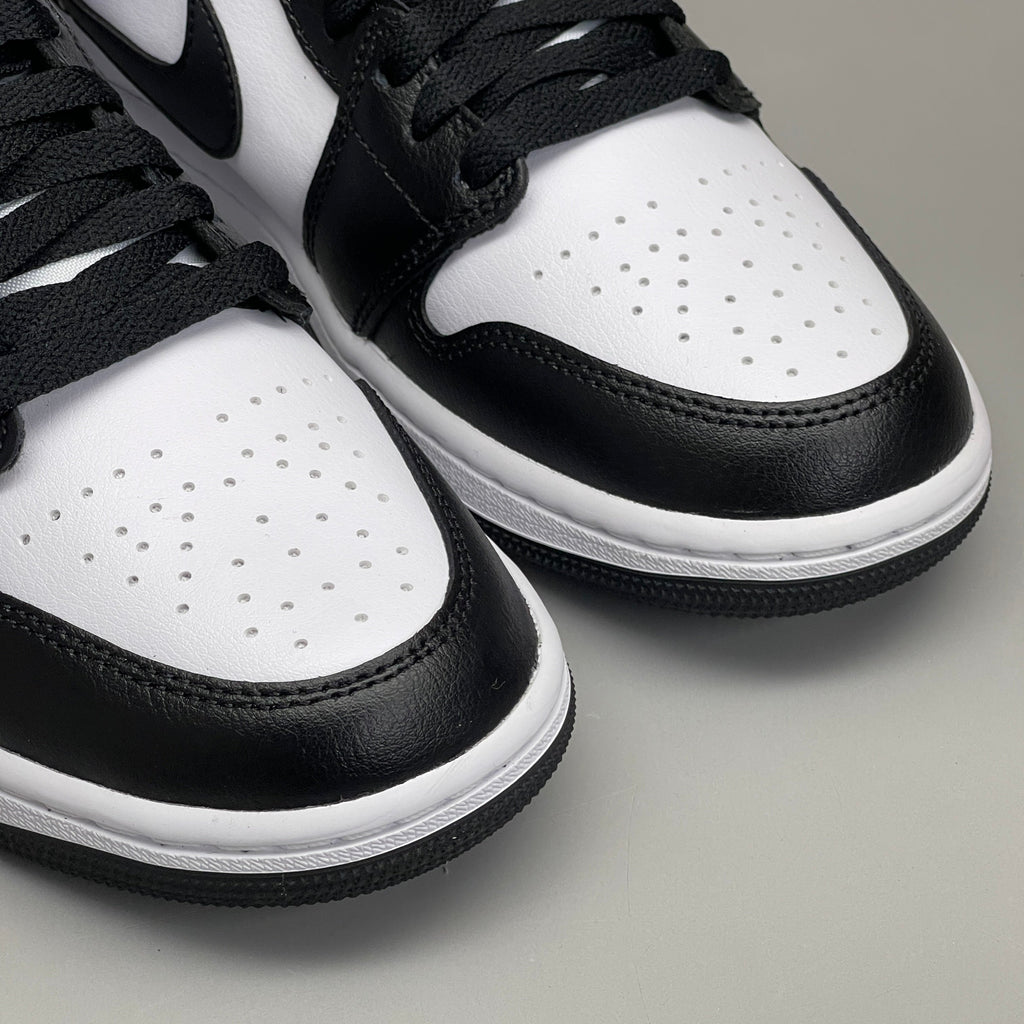 NIKE AIR JORDAN 1 Mid Panda Shoe Women's Sz 8 Black / White DV0991-101 (New)