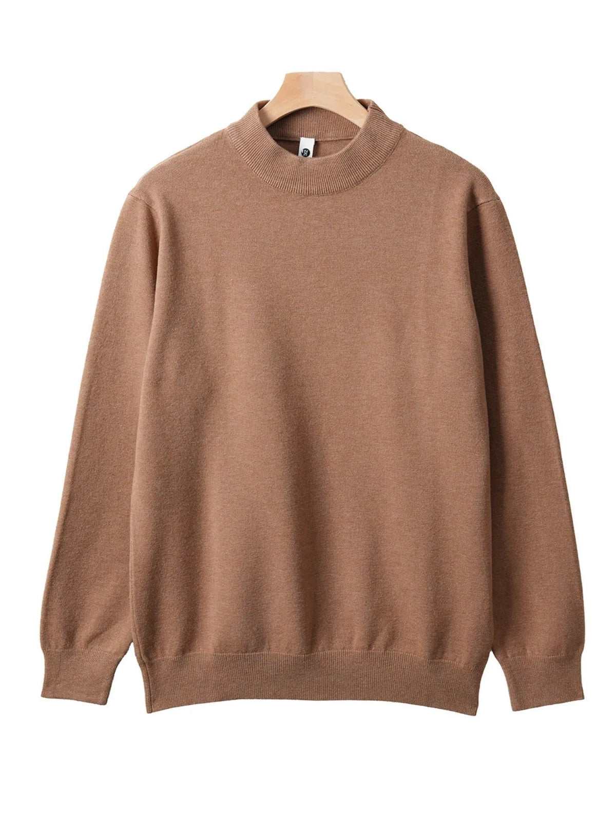 Men's Plus Size Round Neck Long Sleeve Sweater