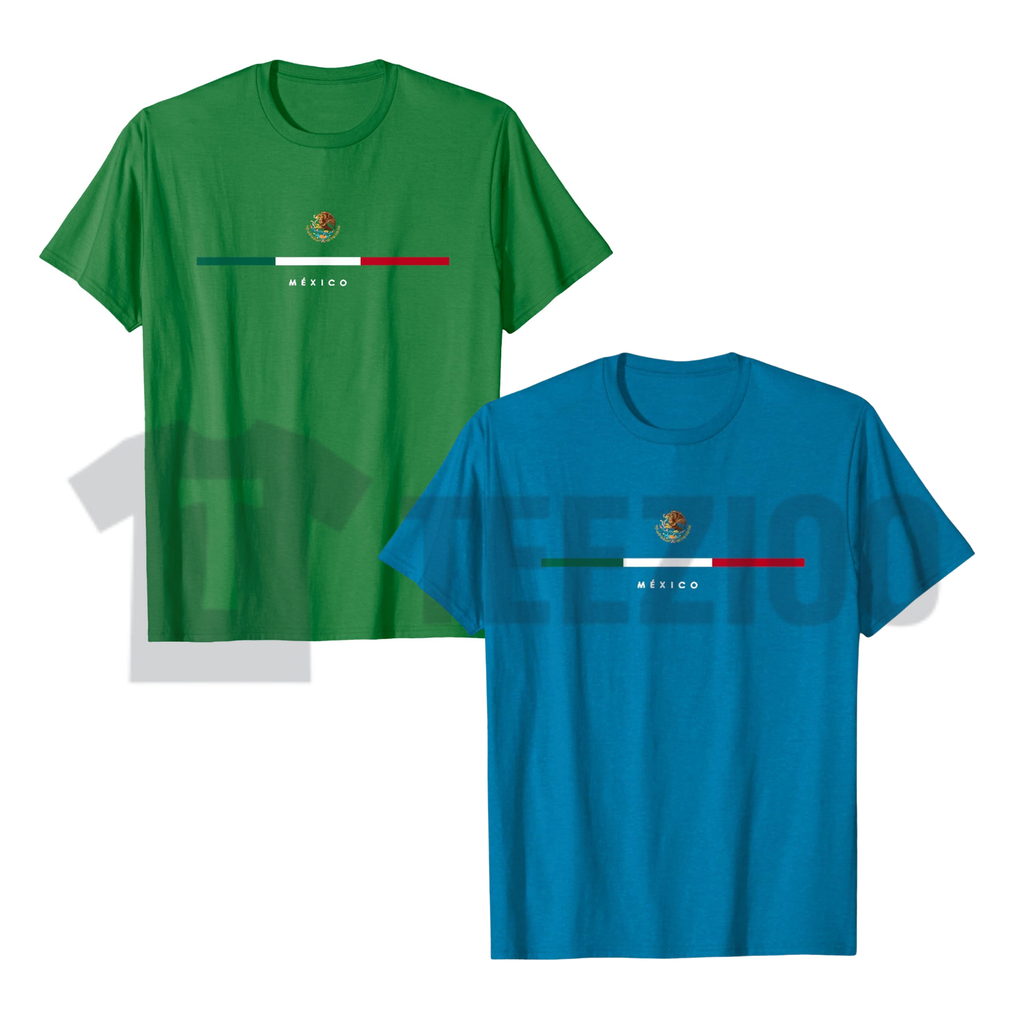 Vintage Mexican Flag Graphic Tee - Retro Mexico Pride Apparel