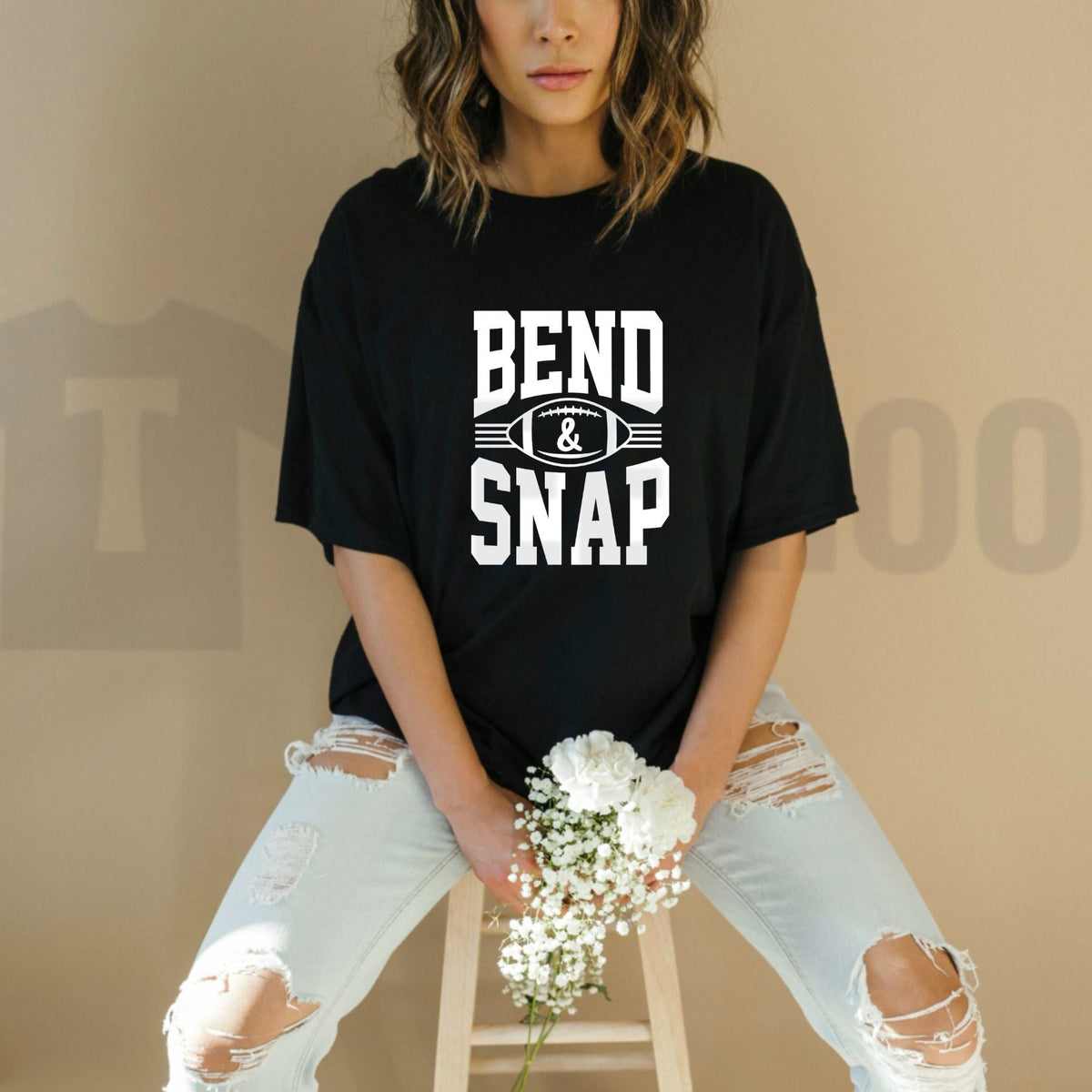 Bend & Snap Football Graphic Tee – Funny Legally Blonde Sports Mashup Shirt
