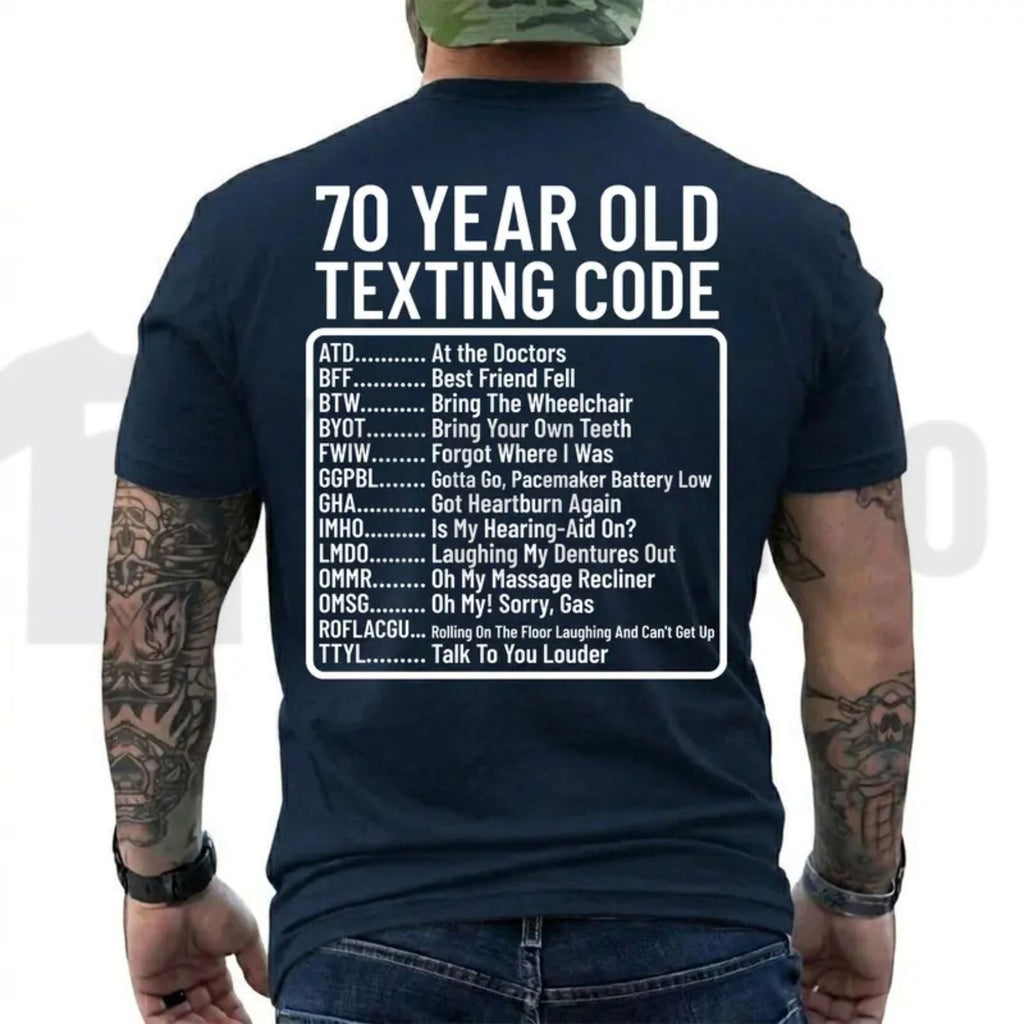ATD At The Doctors 70th Birthday Tee – Funny Aging Humour Sarcastic Shirt