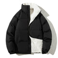 Reaper unit worldwide Couples Stand-up Collar Coat With Pockets Fashion Winter Warm Plush Thickened Jacket For Women Men Loose Outwear Top Clothing