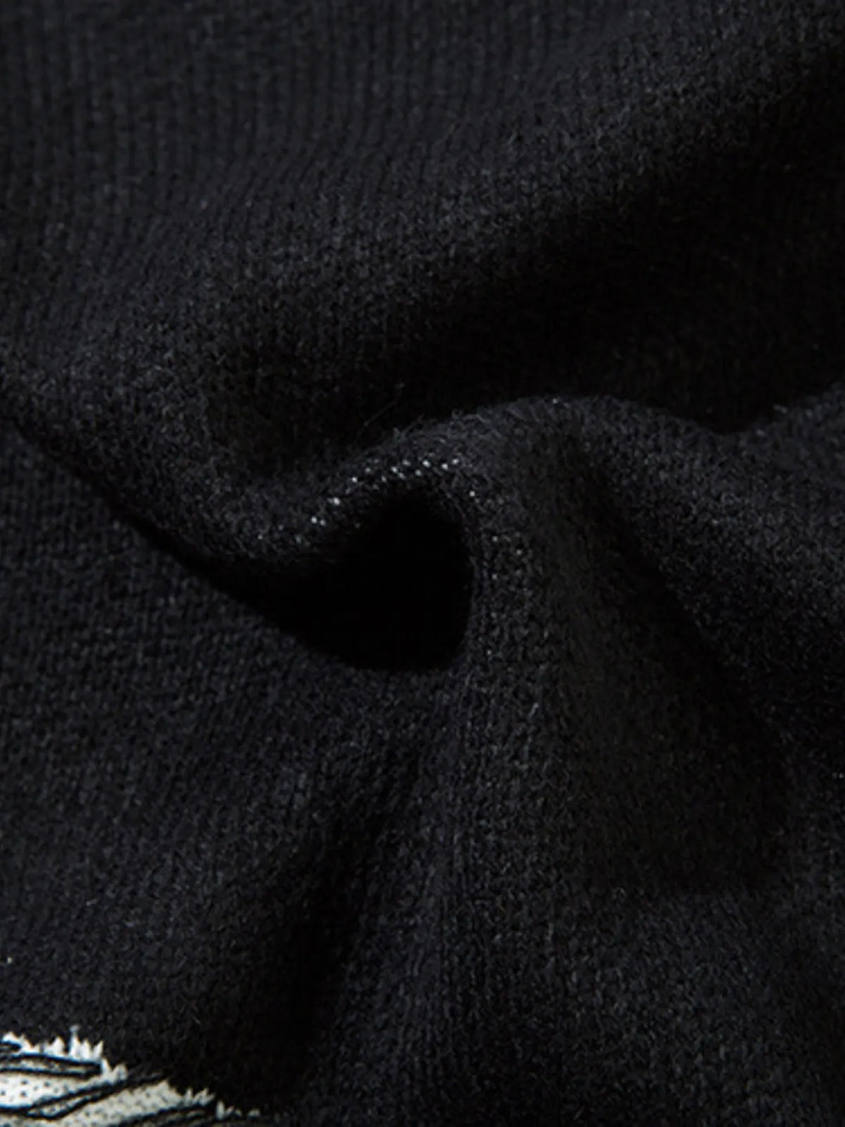 Men's Distressed Chain Detail Oversized Sweater