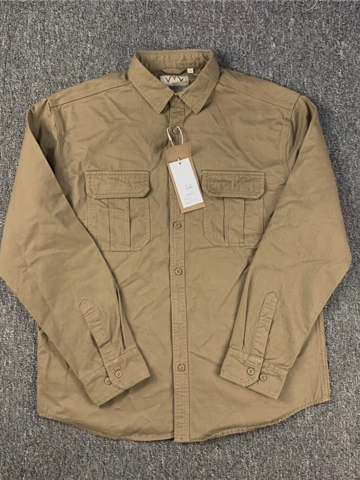 Men's Plus Size Button Up Long Sleeve Shirt
