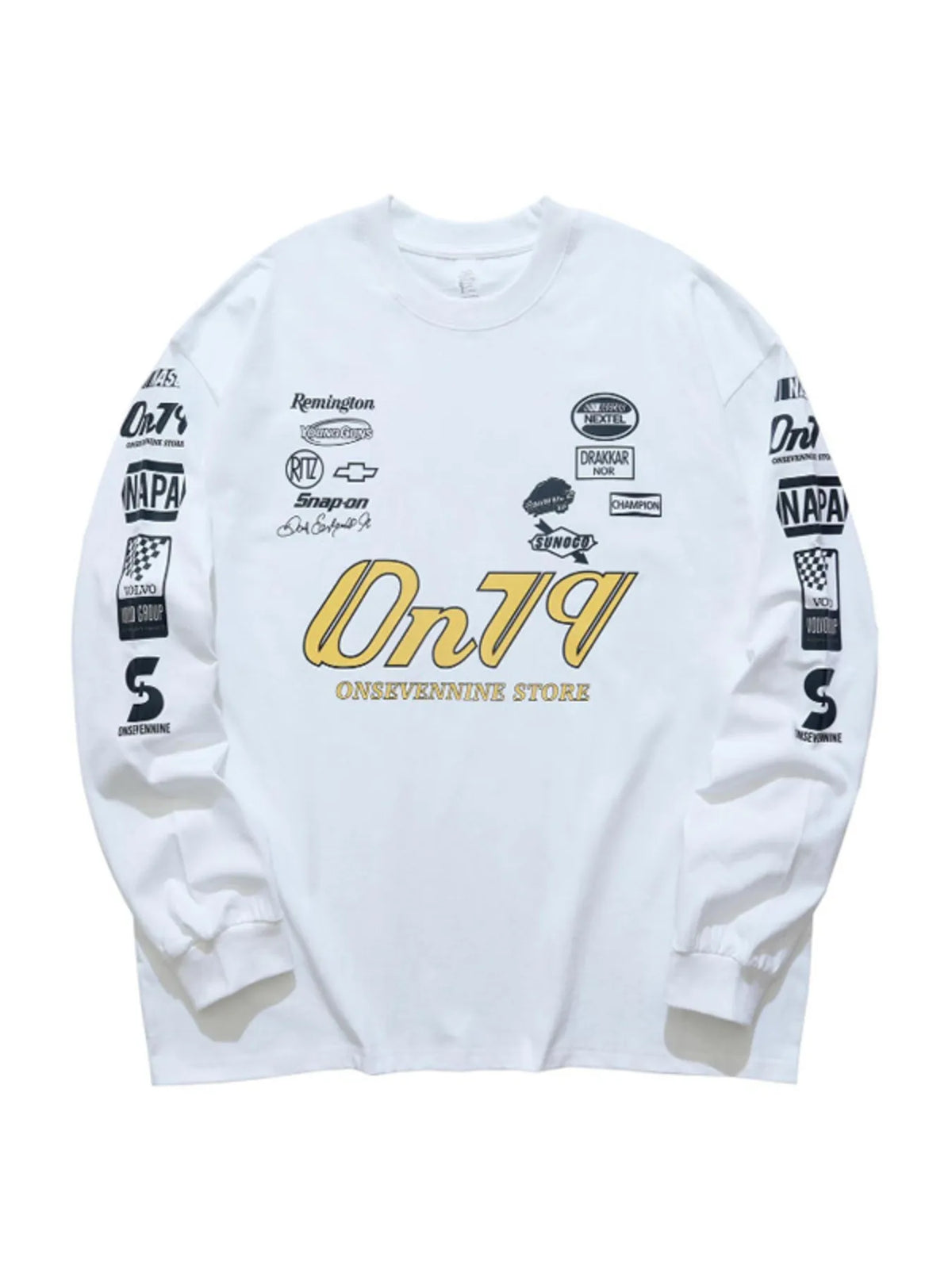 Men's Graphic Round Neck Long Sleeve T-Shirt