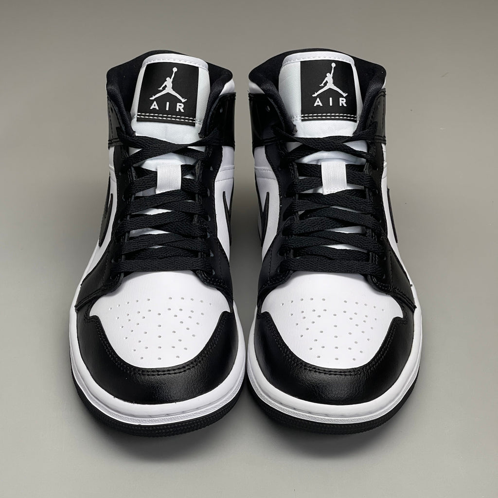 NIKE AIR JORDAN 1 Mid Panda Shoe Women's Sz 8 Black / White DV0991-101 (New)