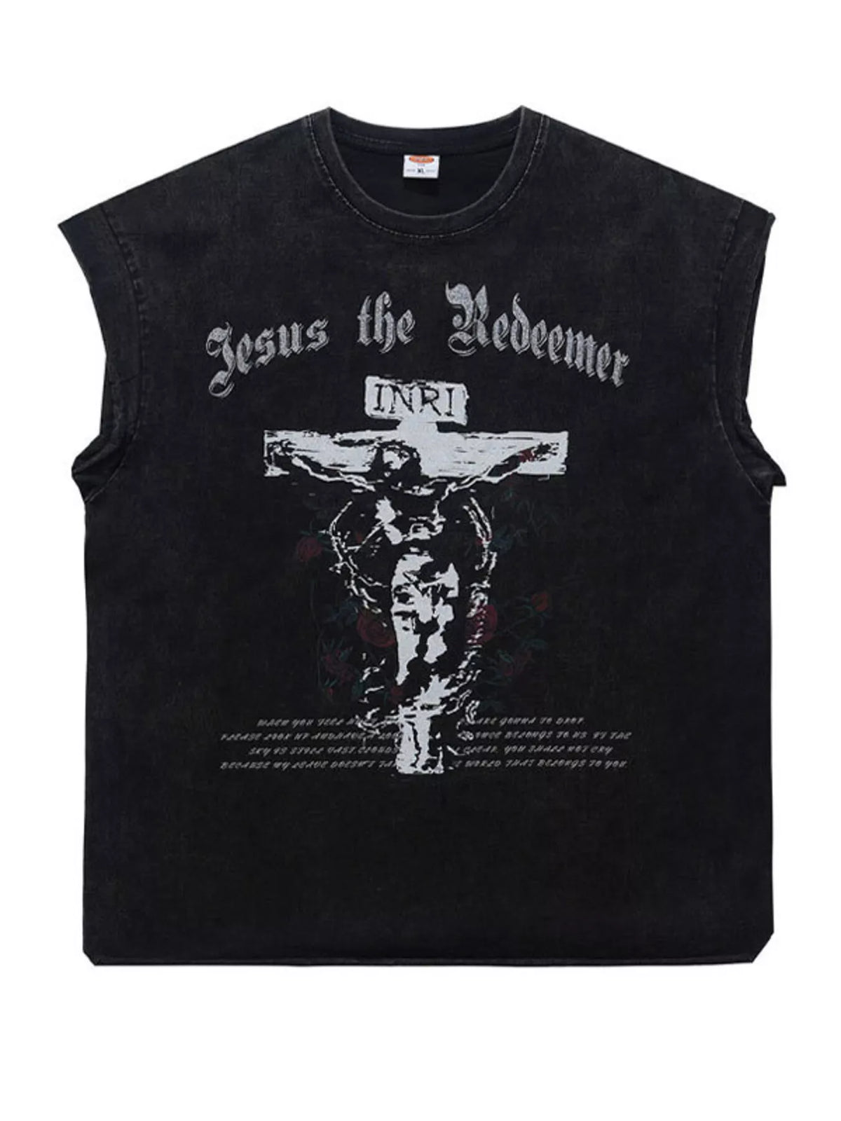 Men's Graphic Round Neck Tank Top