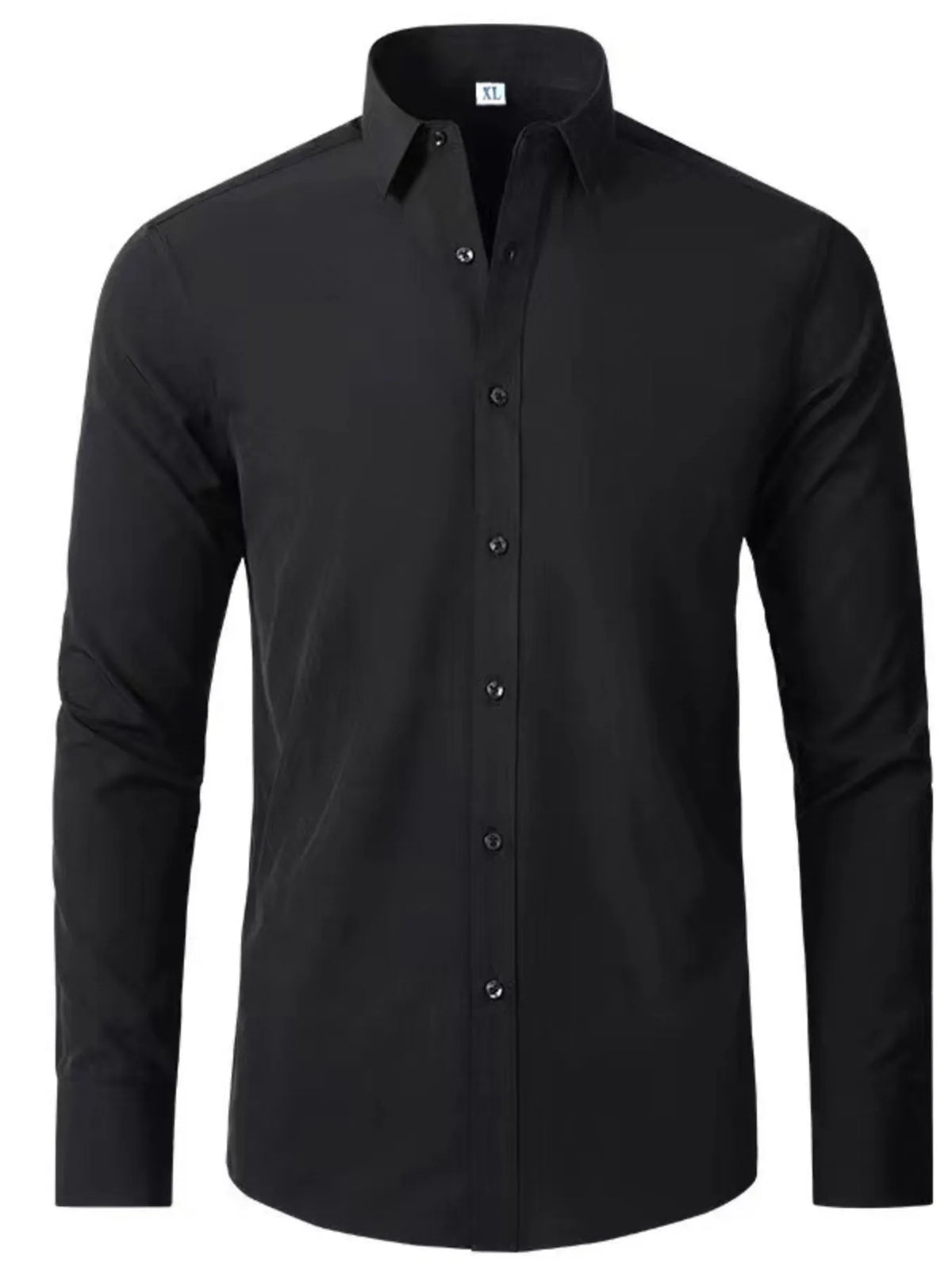 Men's Plus Size Button Up Long Sleeve Shirt
