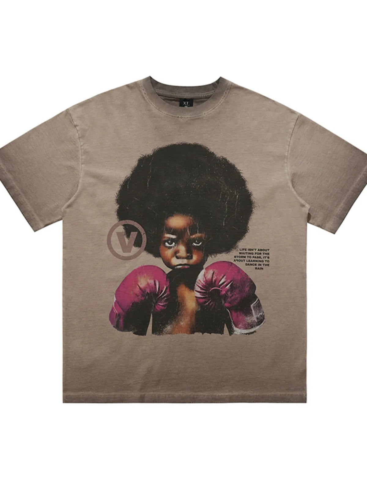 Men's Graphic Round Neck Short Sleeve T-Shirt