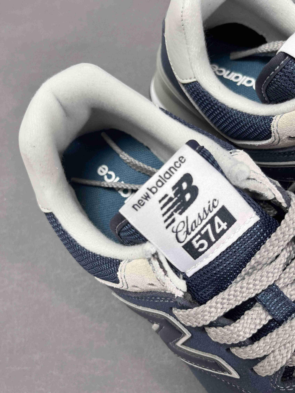 New Balance 574 Navy White