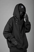 Reaper unit worldwide HiH38 Black Layered Hoodie