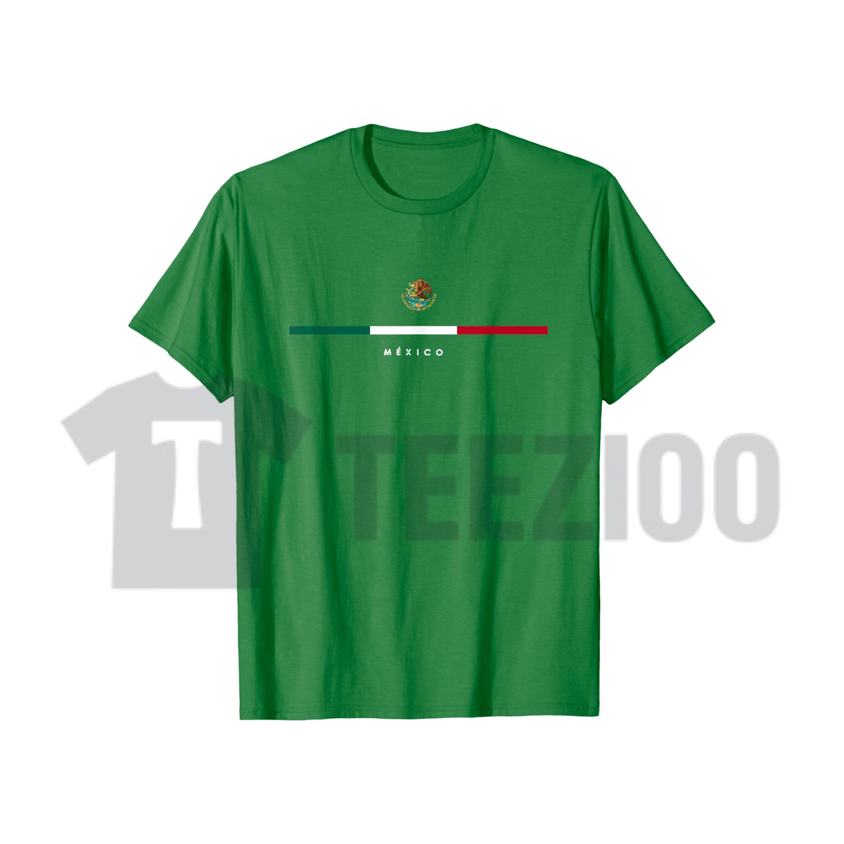 Vintage Mexican Flag Graphic Tee - Retro Mexico Pride Apparel