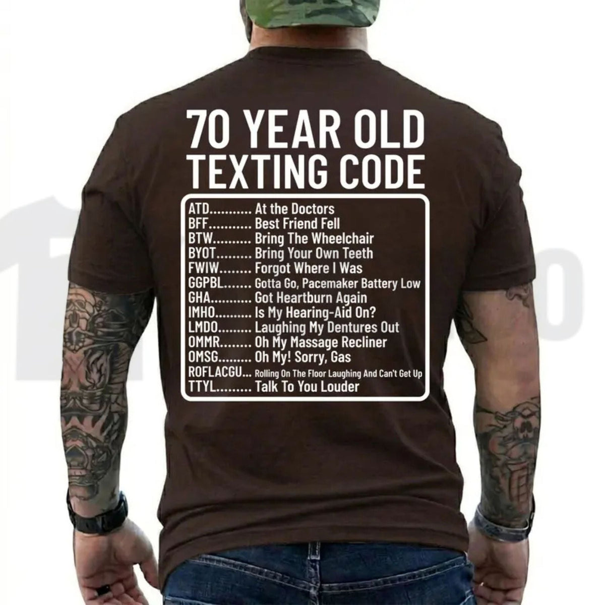 ATD At The Doctors 70th Birthday Tee – Funny Aging Humour Sarcastic Shirt