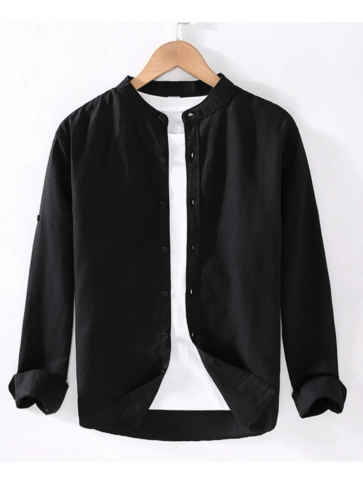 Men's Full Size Button Up Long Sleeve Shirt Plus Size