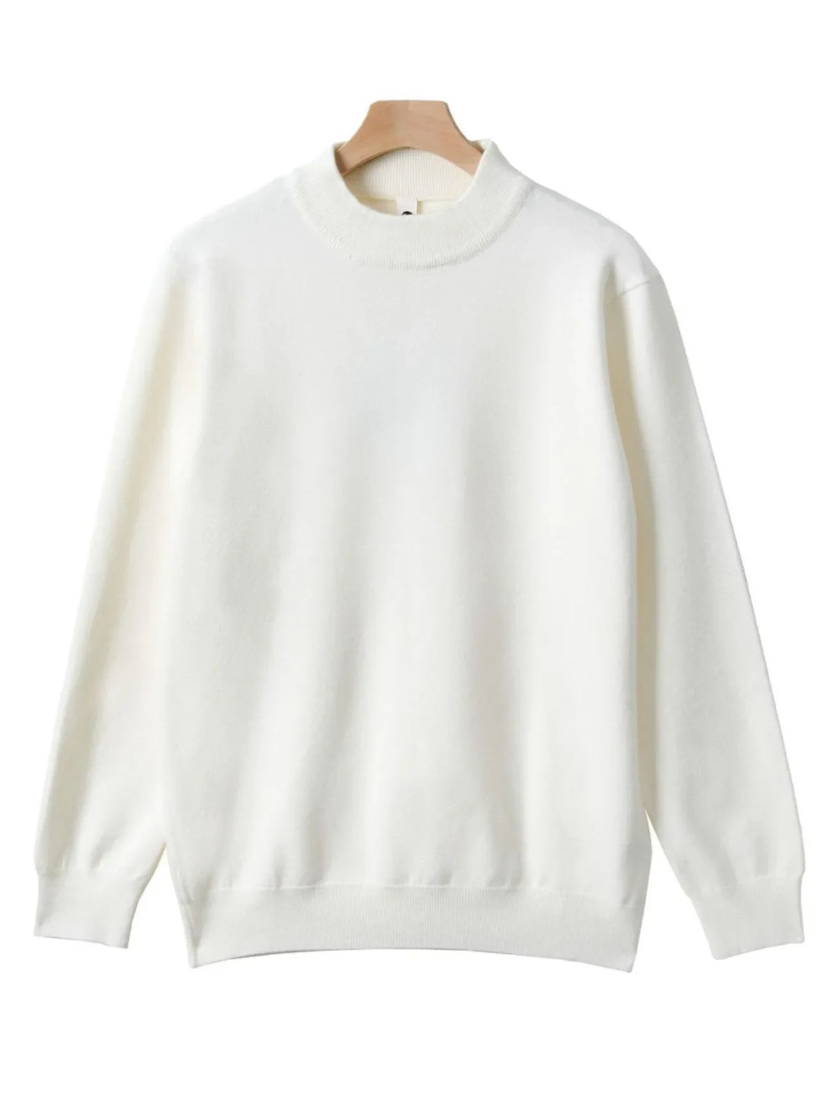 Men's Plus Size Round Neck Long Sleeve Sweater
