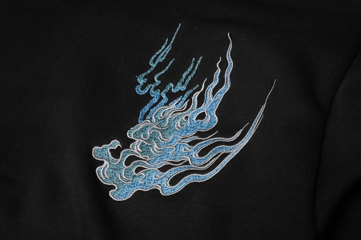 Reaper unit worldwide KH9817 Flaming White Tiger Hoodie