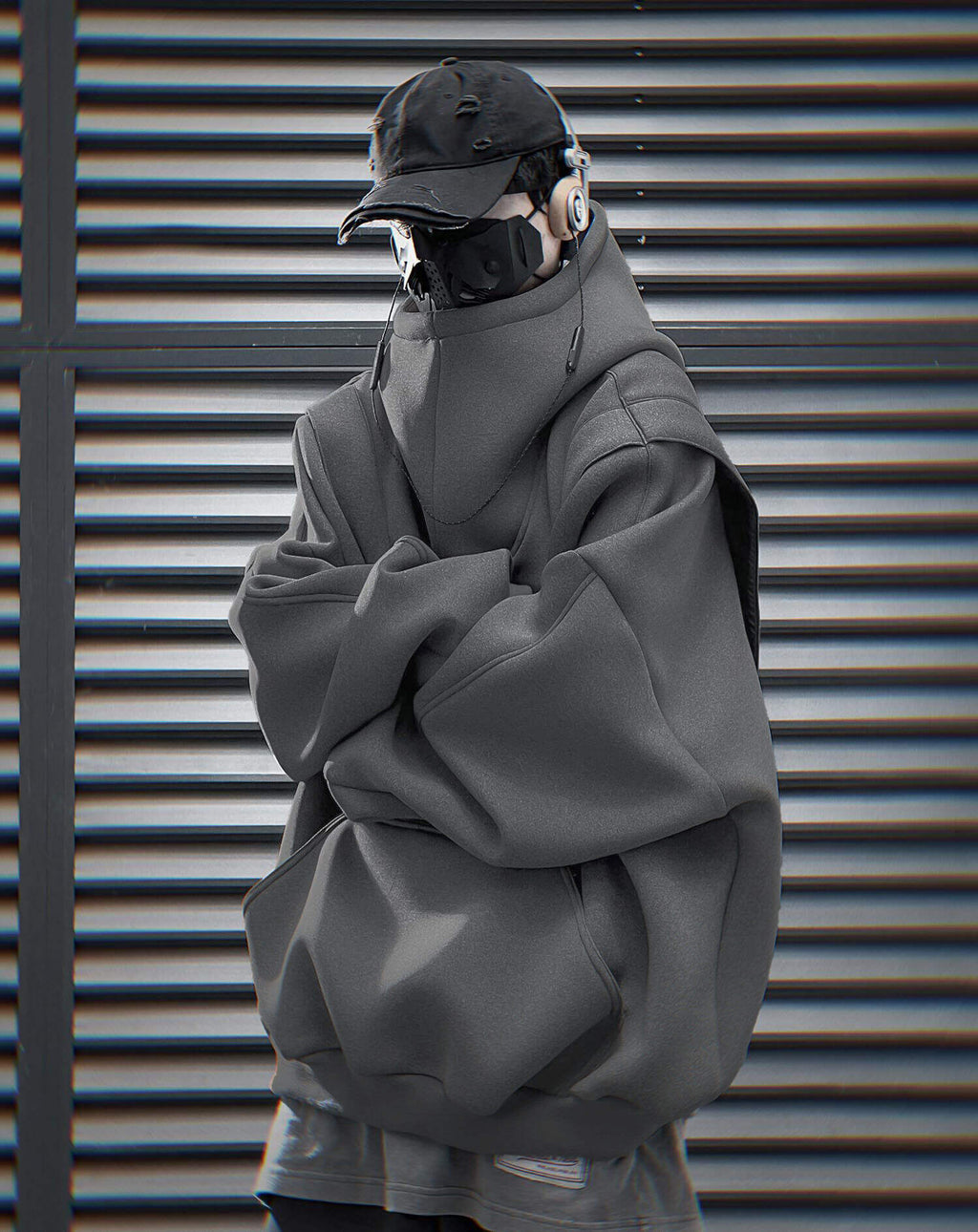 Reaper unit worldwide HiH50 Grey Nexus Hoodie