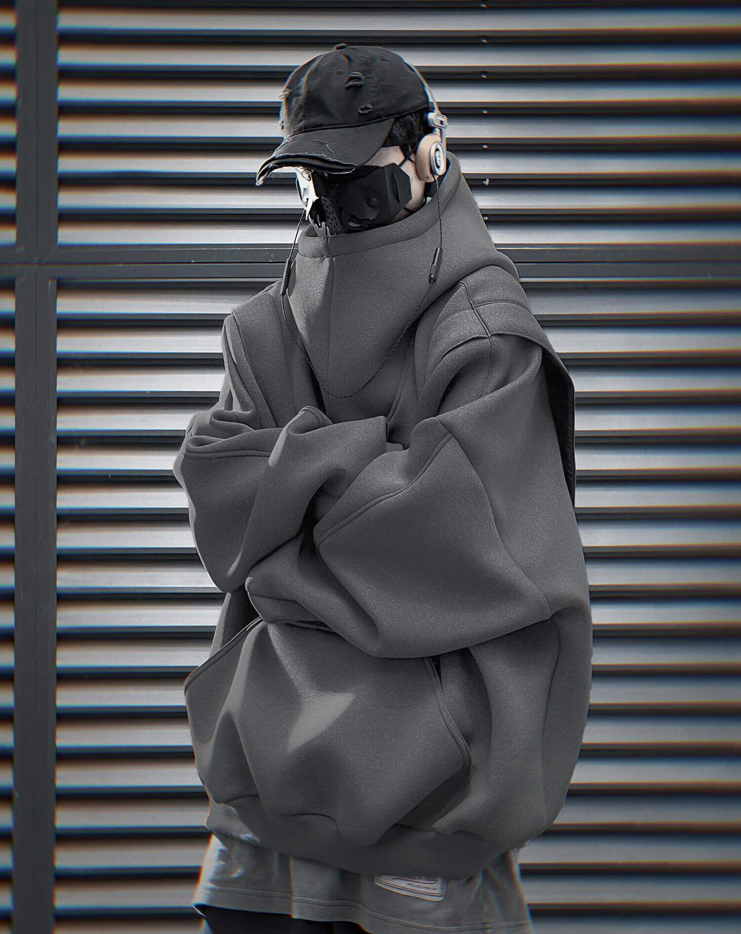 Reaper unit worldwide HiH50 Grey Nexus Hoodie