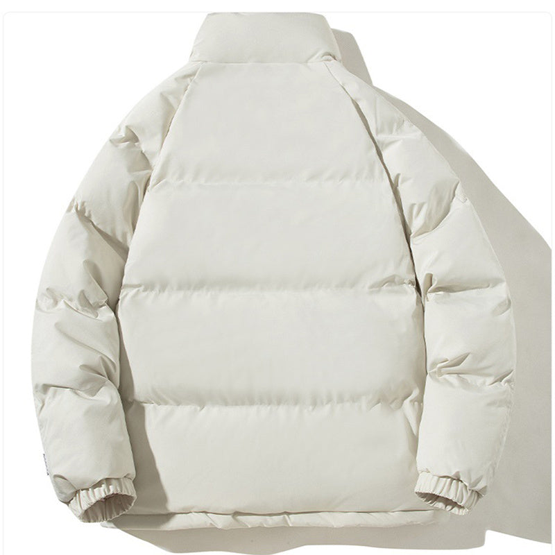 Reaper unit worldwide Couples Stand-up Collar Coat With Pockets Fashion Winter Warm Plush Thickened Jacket For Women Men Loose Outwear Top Clothing