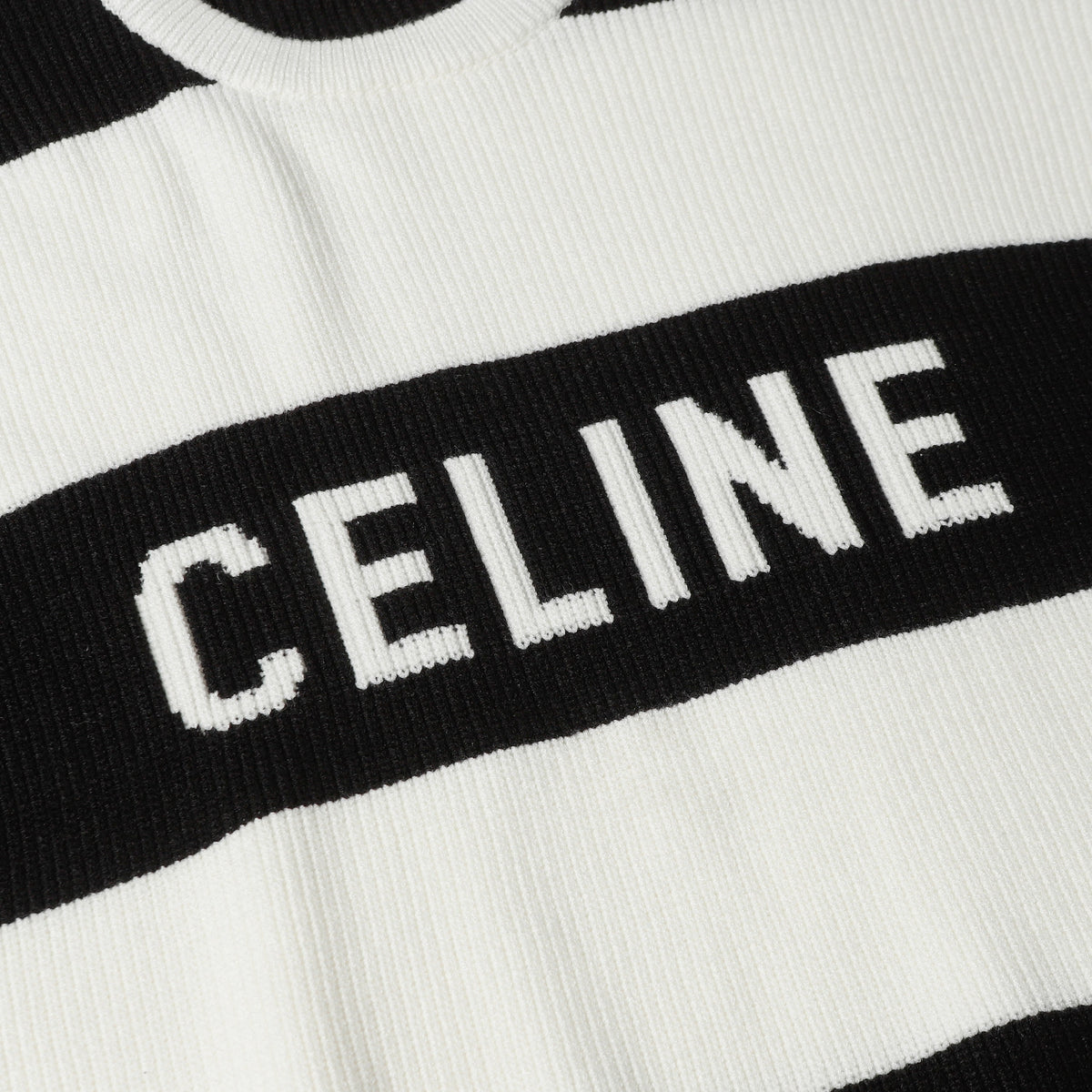 CELINE Large Silhouette Striped Sweater