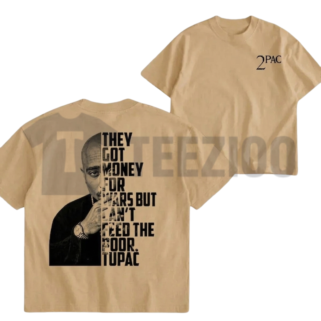 2Pac Rapper Shirt - Classic 90s Hip Hop Vintage Rap Graphic Tee