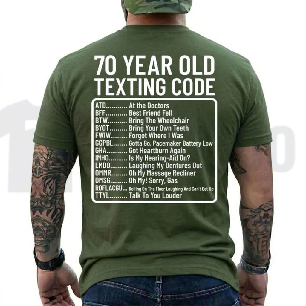 ATD At The Doctors 70th Birthday Tee – Funny Aging Humour Sarcastic Shirt