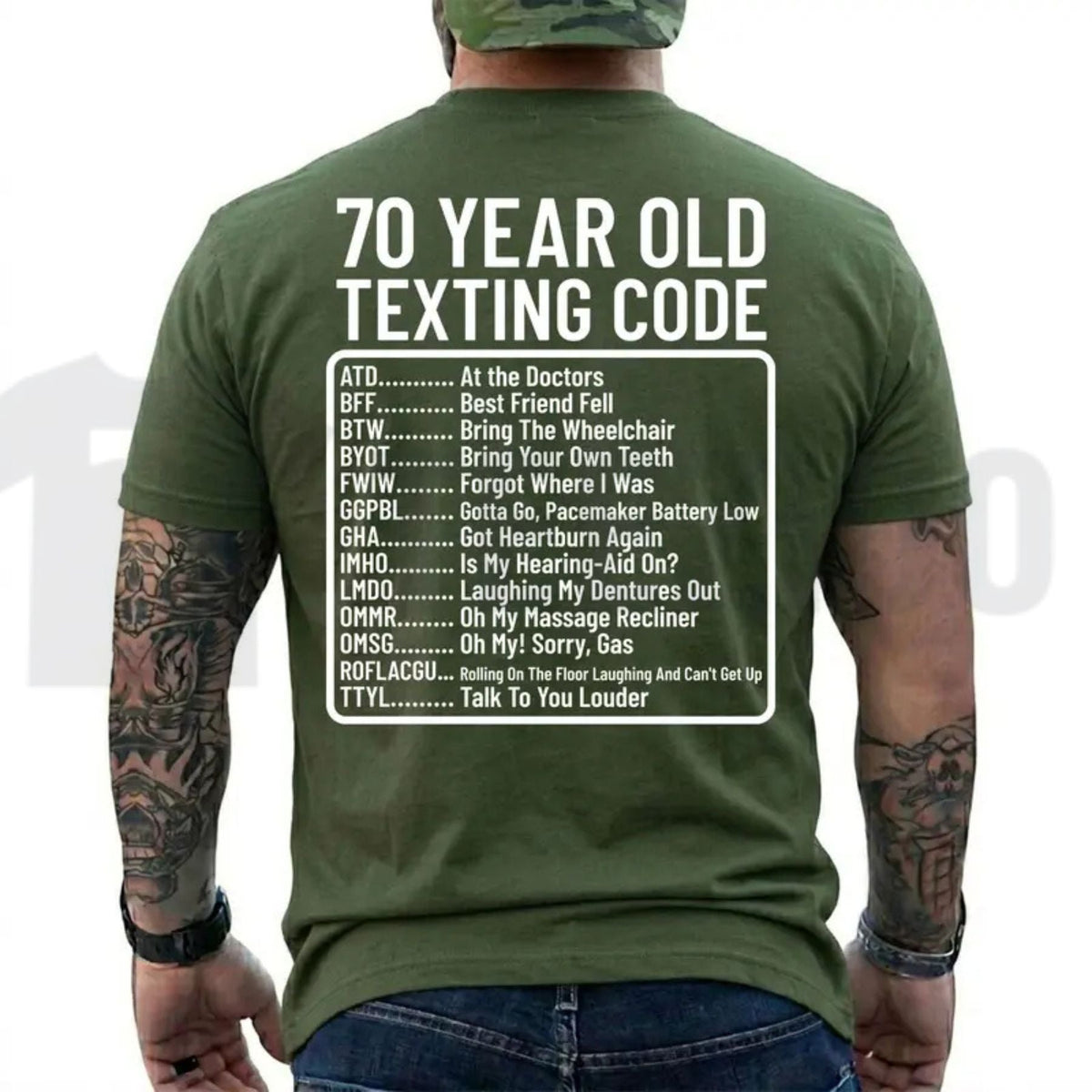 ATD At The Doctors 70th Birthday Tee – Funny Aging Humour Sarcastic Shirt