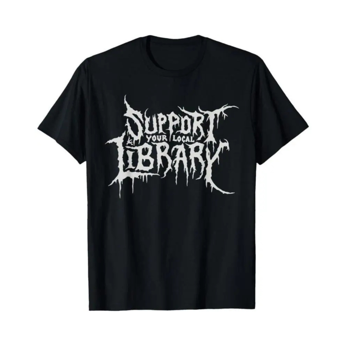 "Support Your Local Library" Aesthetic T-Shirt