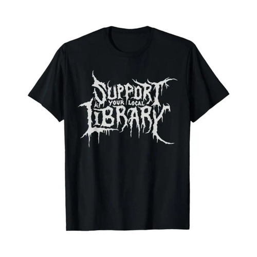 "Support Your Local Library" Aesthetic T-Shirt