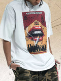 Men's Graphic Round Neck Half Sleeve T-Shirt