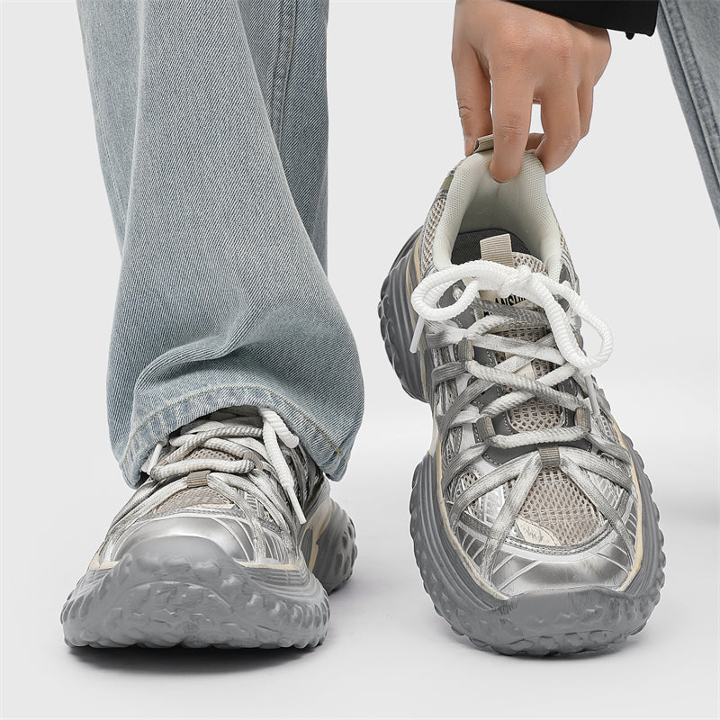 Reaper unit worldwide S8888 Champagne Tire Sneakers