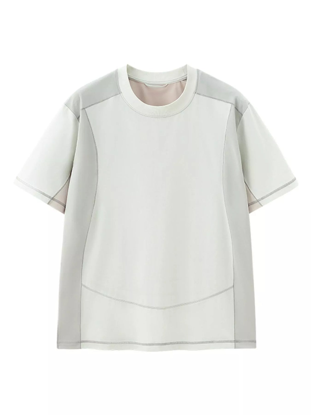 Men's Contrast Stitching Relaxed Fit T-Shirt