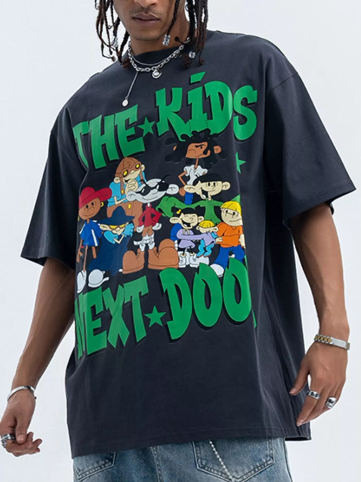 Men's Graphic Round Neck Half Sleeve T-Shirt