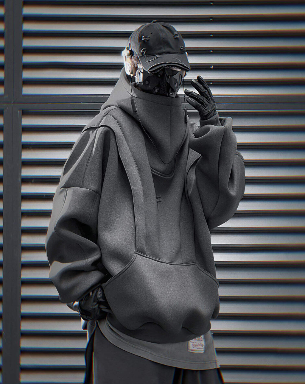 Reaper unit worldwide HiH50 Grey Nexus Hoodie
