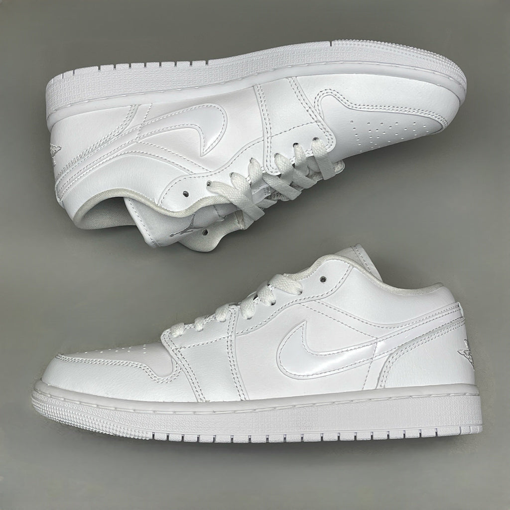 NIKE AIR JORDAN 1 Low Triple White Women's Sz 6.5 DV0990-111 (New in Box)
