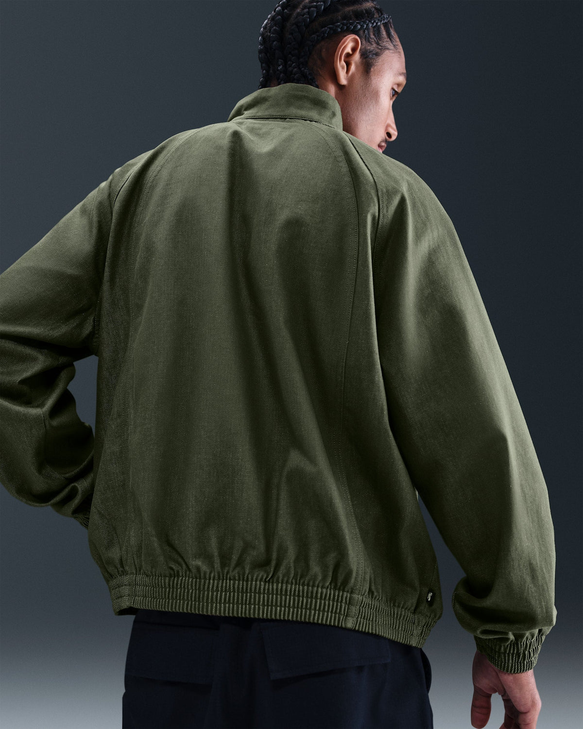Reaper unit worldwide Nike Sb Denim Full Zip-Up Track Jacket - Olive/Green