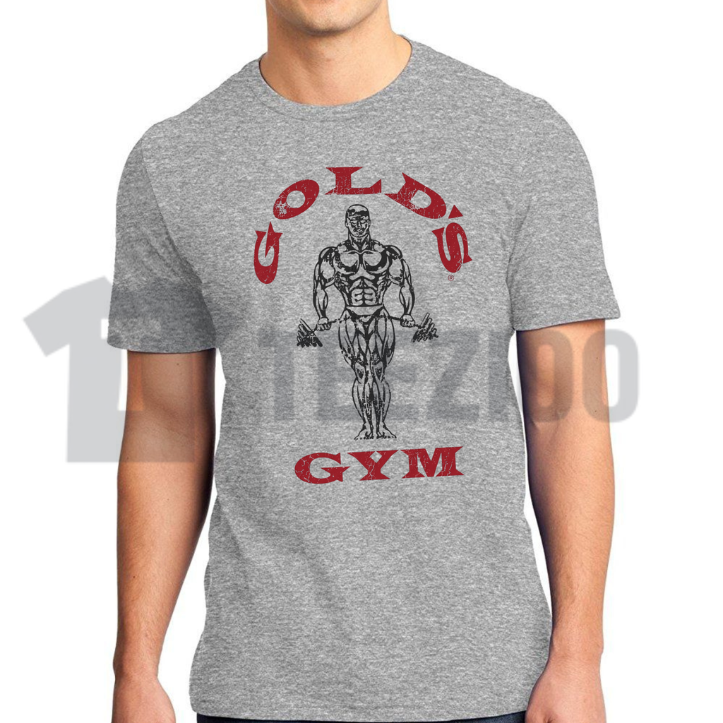 Gold's Iron Legacy Icon Tee - Vintage Bodybuilding Gym Graphic T-Shirt
