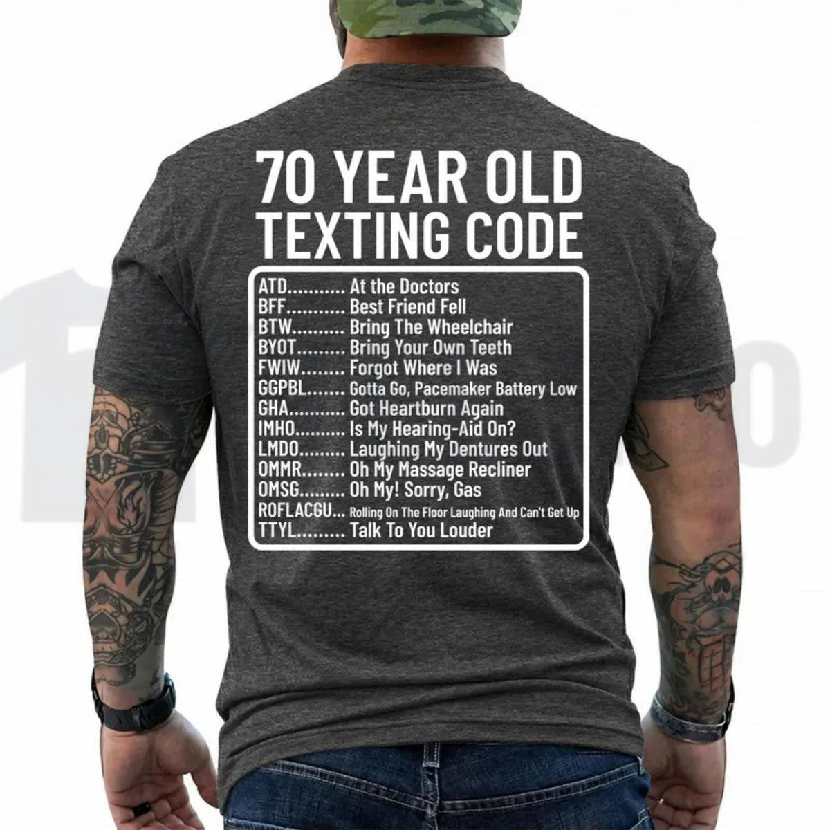 ATD At The Doctors 70th Birthday Tee – Funny Aging Humour Sarcastic Shirt