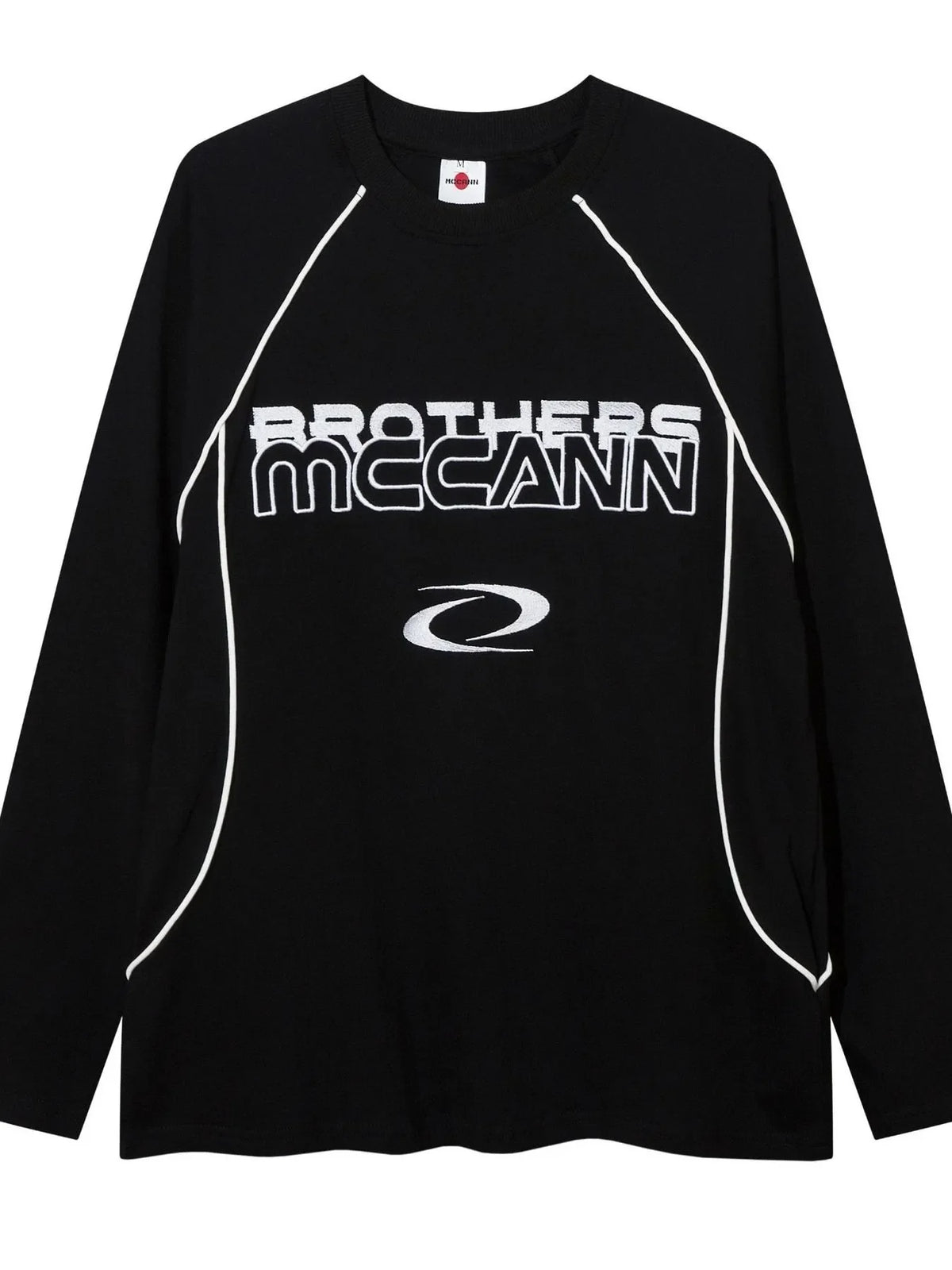 Men's Contrast Stitching Round Neck Letter Graphic T-Shirt