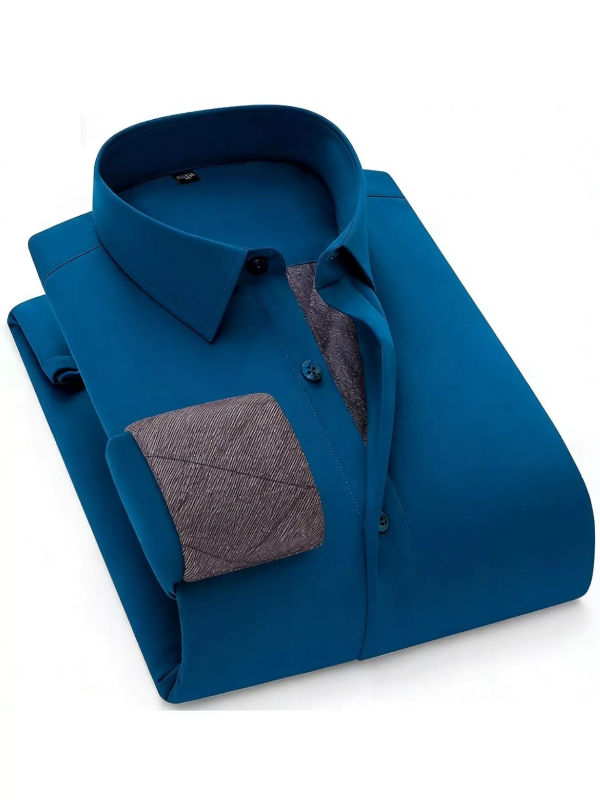 Men's Full Size Slim Fit Long Sleeve Shirt Plus Size