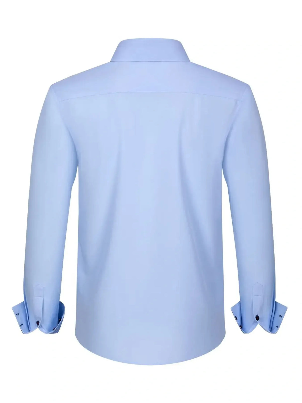 Men's Full Size Button-Down Casual Shirt with Contrast Cuffs Plus Size